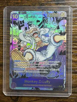 One Piece Holo-Foil Fan Art Collector Card TCG Anime Memorabilia Colorful Cards - Image 1