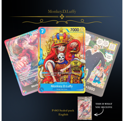 MONKEY D LUFFY | PROMO | P-043 | ENGLISH | 2nd Year Anniversary Sealed One Piece - Image 1