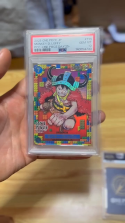 PSA 10 Luffy P-110 Premium Card Collection ONE PIECE DAY 25 Japanese 2025 - Image 2