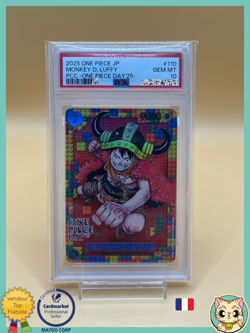 PSA 10 Luffy P-110 Premium Card Collection ONE PIECE DAY 25 Japanese 2025 - Image 3