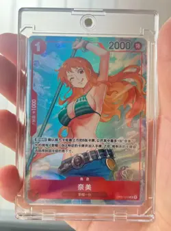 ONE PIECE Card Game Chinese Nami Alt Art OP01-016 R Romance Dawn NM - Image 1