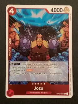 Jozu | OP02-008 R | Red | Paramount War | One Piece TCG - Image 1