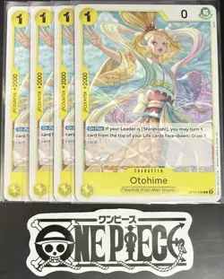 4 x One Piece OP11-100 C Otohime - ENG - Regular - Playset - TCG - NM/M - Image 1