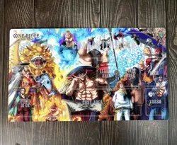 O-P Whitebeard Pirate Playing Mat Trading Card Game OPCG TCG CCG Duel Playmat - Image 1