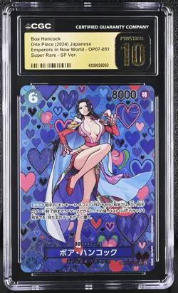 Boa Hancock OP07-051 Sp Emperors in the New World One Piece CGC 10 Pristine JP - Image 1