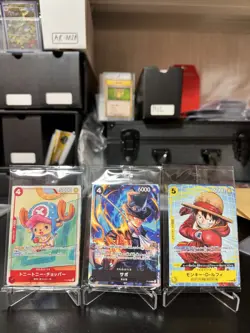 ONE PIECE Card Game Mcdonald's Promo 3 Pack Promotion Set 2025 Sealed Japanese - Image 1
