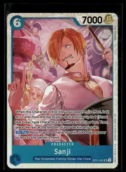 Sanji OP11-051 A Fist of Divine Speed Super Rare One Piece - Image 1