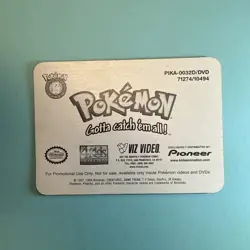 1998 Pokemon Viz Video Pikachu Meowth Lenticular Card PIKA-0032D MP - Image 2