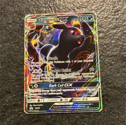 Pokemon TCG Umbreon GX Promo Full Art Holo SM36 Black Star Card Stock - Image 1