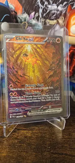 Pokemon Chi-Yu ex Special Illustration Rare Holo Card 259/193 Paldea Evolved - Image 1
