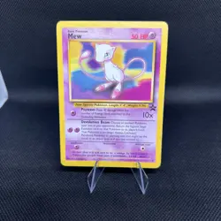 Mew #8 Black Star Promo Vintage Pokemon Card - LP - Image 1