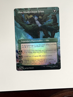 Oko, Lorwyn Liege (Borderless) Lorwyn Eclipsed Foil - Blue Planeswalker - NM - Image 2