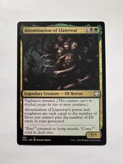 Abomination of Llanowar - MTG Kaldheim Commander NM - Image 1