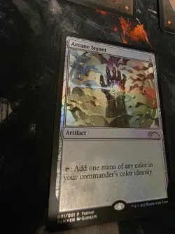 FOIL Arcane Signet (Festival) ~ Secret Lair NM MTG - Image 2