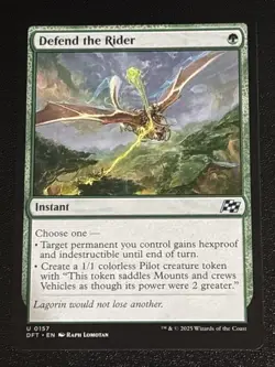 MTG Aetherdrift Defend the Rider 0157 NM - Image 1