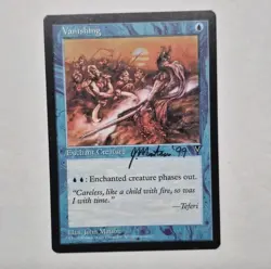 UNPLAYED SIGNED NM MTG Magic Vanishing Visions JOHN MATSON EDH CUBE VINTAGE - Image 1