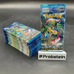 Lot of (30) Pokemon Korean sv7a Paradise Dragona Booster Packs Sealed - Image 1