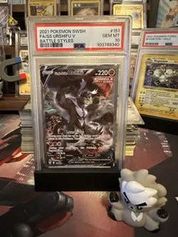 Pokemon Battle Styles Single strike Urshifu V Alternate Art PSA 10 Gem Mint - Image 1
