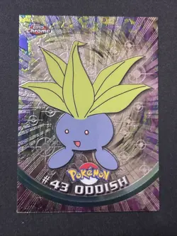 Topps Chrome Pokemon #43 Oddish - Image 1