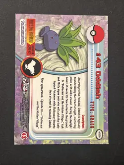 Topps Chrome Pokemon #43 Oddish - Image 2
