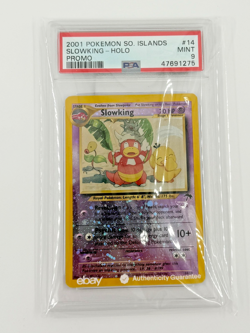 2001 POKEMON SOUTHERN ISLANDS PROMO #14 SLOWKING-HOLO PSA 9 - Image 1
