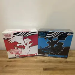 Pokemon TCG Scarlet & Violet White Flare & Black Bolt Elite Trainer Box Set (2) - Image 1