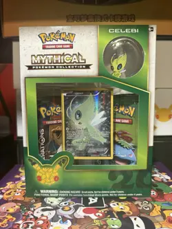 Pokemon 20th Anniversary Mythical Pokemon Collection - Celebi Pin Box - Image 1