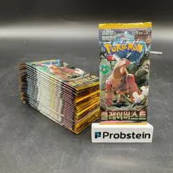 Lot of (30) Pokemon Korean sv2D Clay Burst Booster Packs Sealed - Image 1