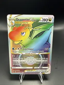Pokemon TCG Dragonite VSTAR 081/078 Pokemon GO Secret Rare Holo - Image 1