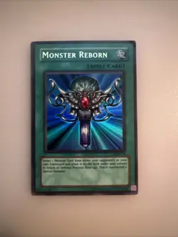 Monster Reborn LOB-118 Moderately Played Ultra Rare - Image 1