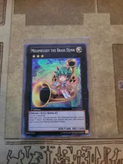 YUGIOH MELOMELODY THE BRASS DJINN YS12-EN042 SUPER 1ST ED LP/MP - Image 1