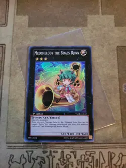 YUGIOH MELOMELODY THE BRASS DJINN YS12-EN042 SUPER 1ST ED LP/MP - Image 3