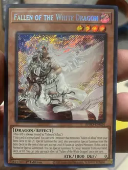 YuGiOh Fallen of the White Dragon Secret Rare Effect 1st Edition BPRO-EN024 - Image 1
