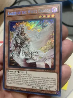 YuGiOh Fallen of the White Dragon Secret Rare Effect 1st Edition BPRO-EN024 - Image 2