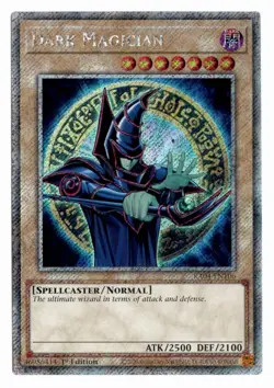 Yu-Gi-Oh! Dark Magician (9th Art) Platinum Secret Rare RA04-EN106 - Image 1