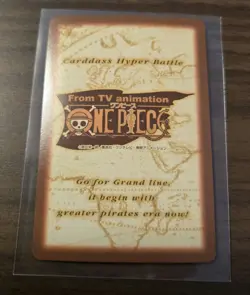 One Piece Carddass 1999 Release: First Series Hyper Battle C06 Zoro: The Differe - Image 2