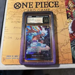 2025 One Piece TCG Monkey.D.Luffy ST26 OP09-061 Leader FOIL PRISTINE 10 - Image 2