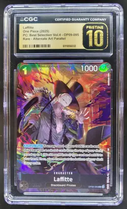 2025 ONE PIECE CCG LAFFITTE ALT ART OP09-085 RARE CGC 10 PRISTINE A PT - Image 1