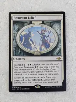MTG Resurgent Belief #26 Modern Horizons 2 Magic the Gathering Card Rare NM - Image 1