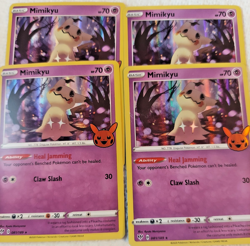4 Pack of Pokemon Holo Mimikyu #81 Trading Card Game CCG TCG Nintendo - Image 1