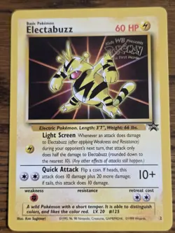 Pokemon Wotc Black Star Promo 1st Movie Cards #2,3,4&5 **Not Played** - Image 3