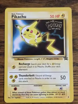 Pokemon Wotc Black Star Promo 1st Movie Cards #2,3,4&5 **Not Played** - Image 5