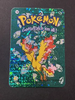 Moltres #146 - Vintage Vending Machine Prism Sticker 2000 - Pokemon Card - Image 1