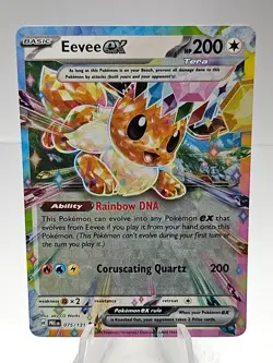 Pokemon Eevee ex 075/131 2025 Prismatic Evolutions Double Rare Card - #3 - Image 1