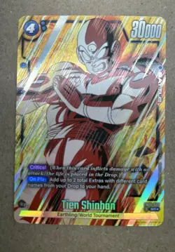 Tien Shinhan FB06-032 Alternate Art Dragon Ball Card Rivals Clash - Image 1