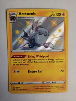 Pokemon Arctozolt card SV046/SV122 Shining Fates: Shiny Vault Holo NM - Image 2