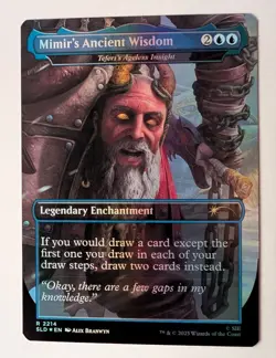Mimir's Ancient Wisdom 2214 | NM Near Mint FOIL | SLD Secret Lair Magic MTG - Image 2