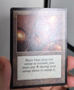 Brass Man -- MTG (SP Quality) - Arabian Nights - See scans!! - Image 3