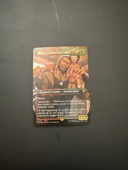 Barret, Avalanche Leader(Borderless) (Chocobo Track Foil)Commander: FF Foil - Image 1