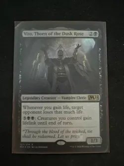 mtg core 2021 Vito, Thorn of the Dusk Rose FOIL #127 NM unplayed - Image 1